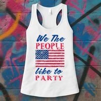 We The People Like To Party In The USA Women's Tank Top thumb 3
