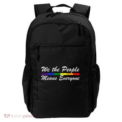 We The People Means Everyone LGBT Backpack