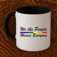 We The People Means Everyone LGBT Coffee Mug thumb 2