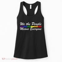 We The People Means Everyone LGBT Women's Tank Top thumb 0