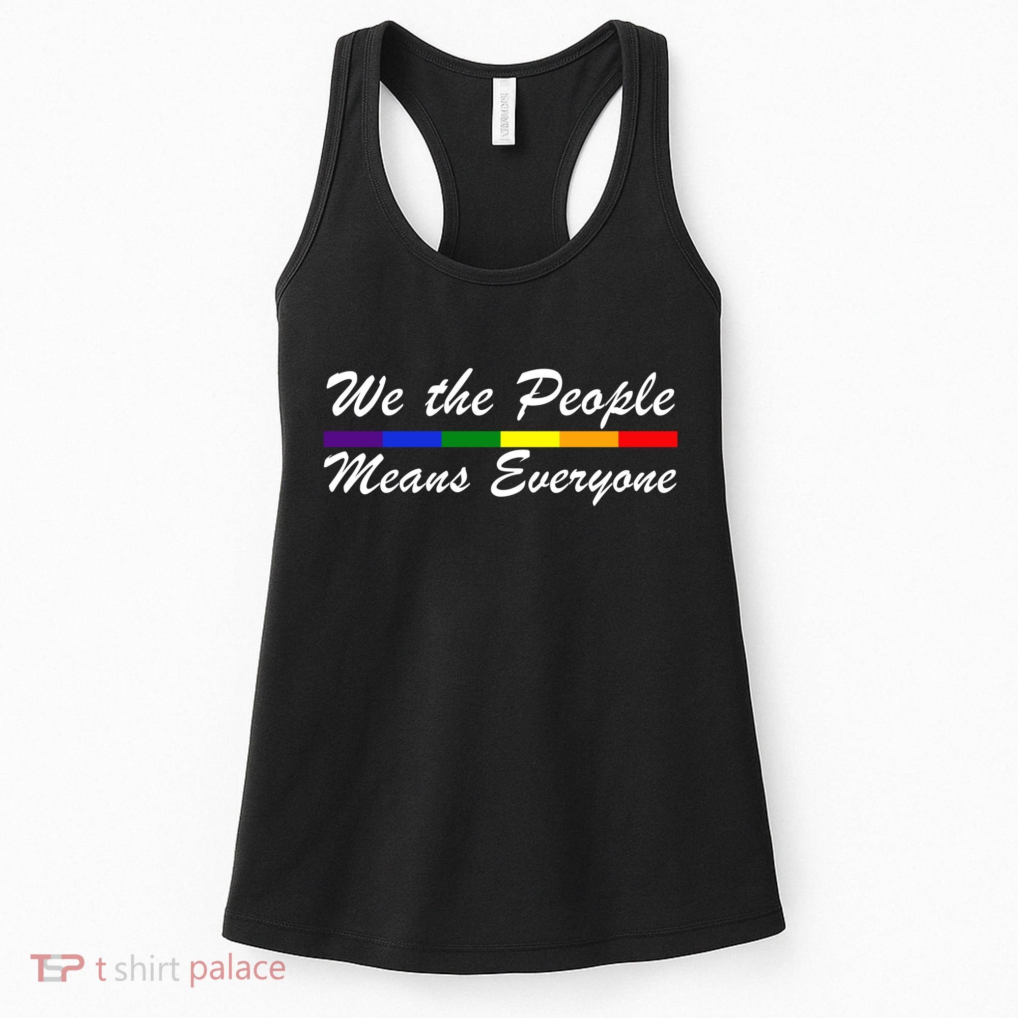 We The People Means Everyone LGBT Women's Tank Top