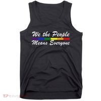 We The People Means Everyone LGBT Tank Top thumb 0