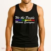 We The People Means Everyone LGBT Tank Top thumb 3