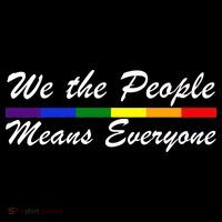 We The People Means Everyone LGBT Kids Sweatshirt thumb 2