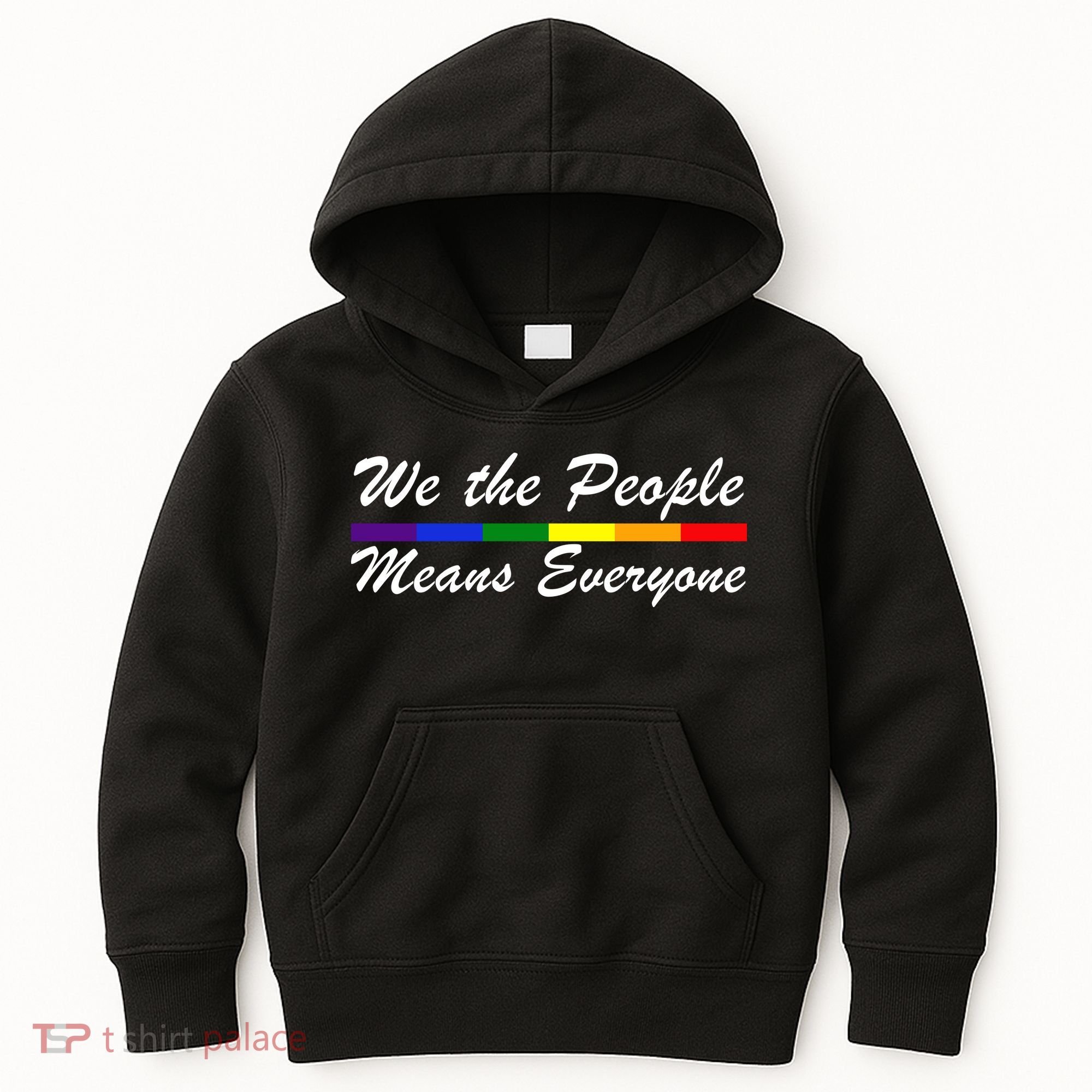 We The People Means Everyone LGBT Kids Hoodie