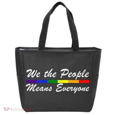 We The People Means Everyone LGBT Tote Bag