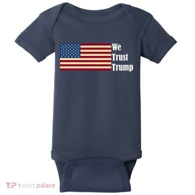 We Trust Trump Baby Bodysuit