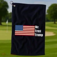 We Trust Trump Golf Towel thumb 1