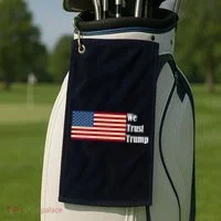 We Trust Trump Golf Towel thumb 2