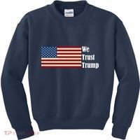We Trust Trump Kids Sweatshirt thumb 0