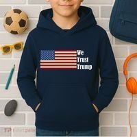 We Trust Trump Kids Hoodie thumb 2
