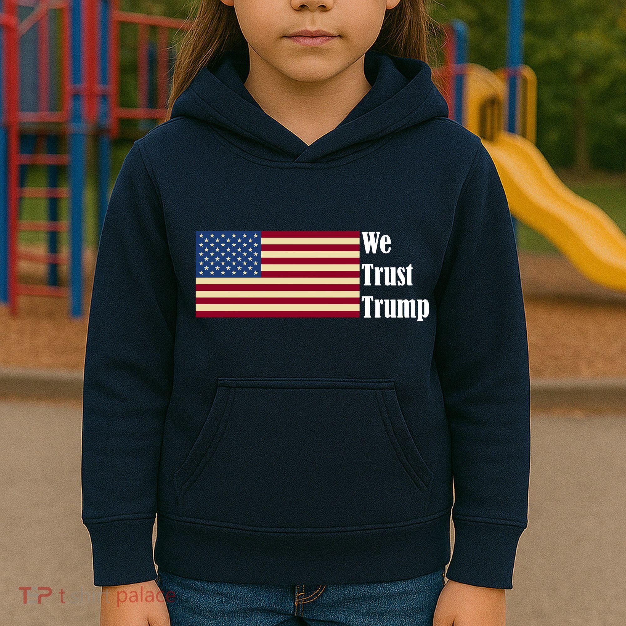We Trust Trump Kids Hoodie