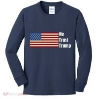 We Trust Trump Kids Long Sleeve Shirt thumb 0