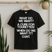We Want A Cure For Tourettes T-Shirt thumb 2