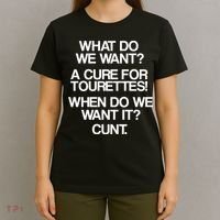 We Want A Cure For Tourettes T-Shirt thumb 4