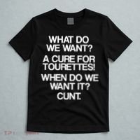 We Want A Cure For Tourettes T-Shirt thumb 5