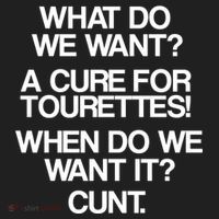 We Want A Cure For Tourettes Tumbler thumb 3
