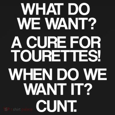 We Want A Cure For Tourettes Mousepad