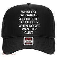 We Want A Cure For Tourettes Hat thumb 0