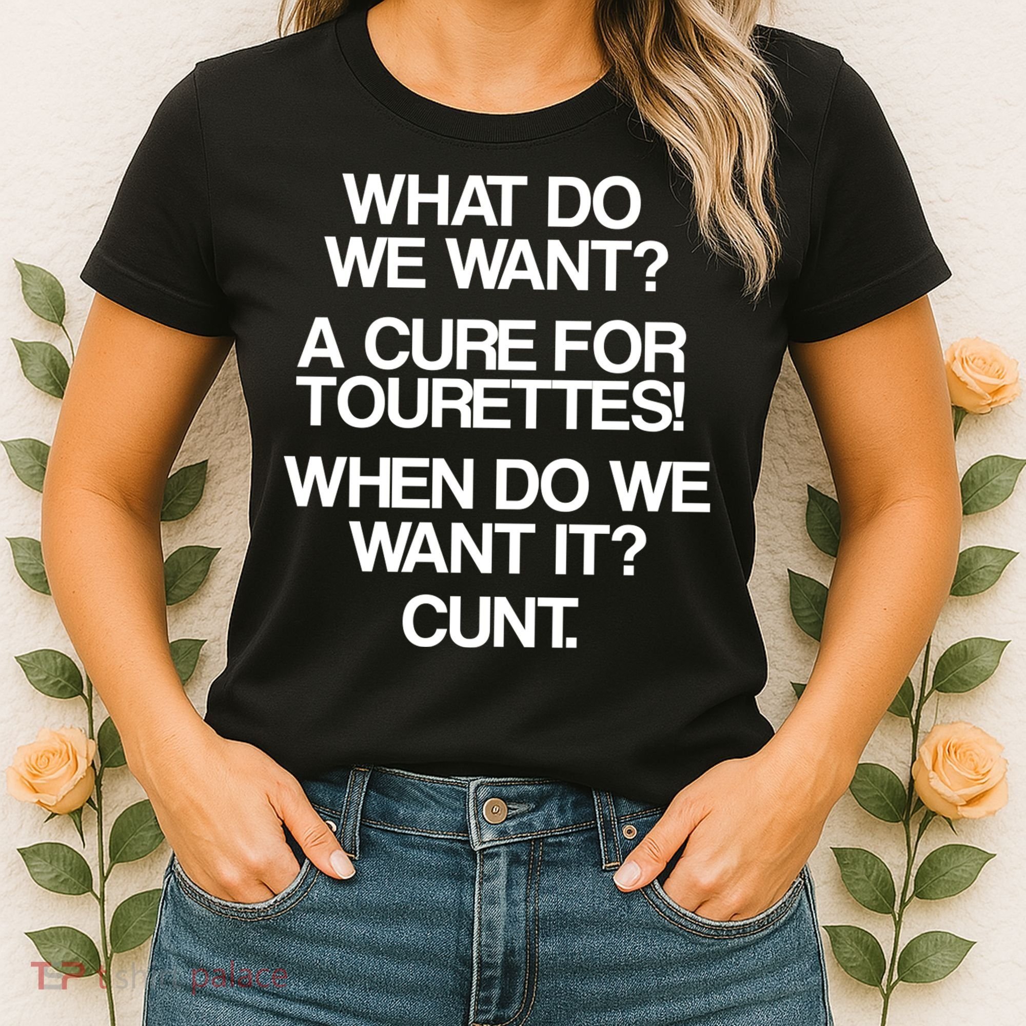 We Want A Cure For Tourettes Women's T-Shirt