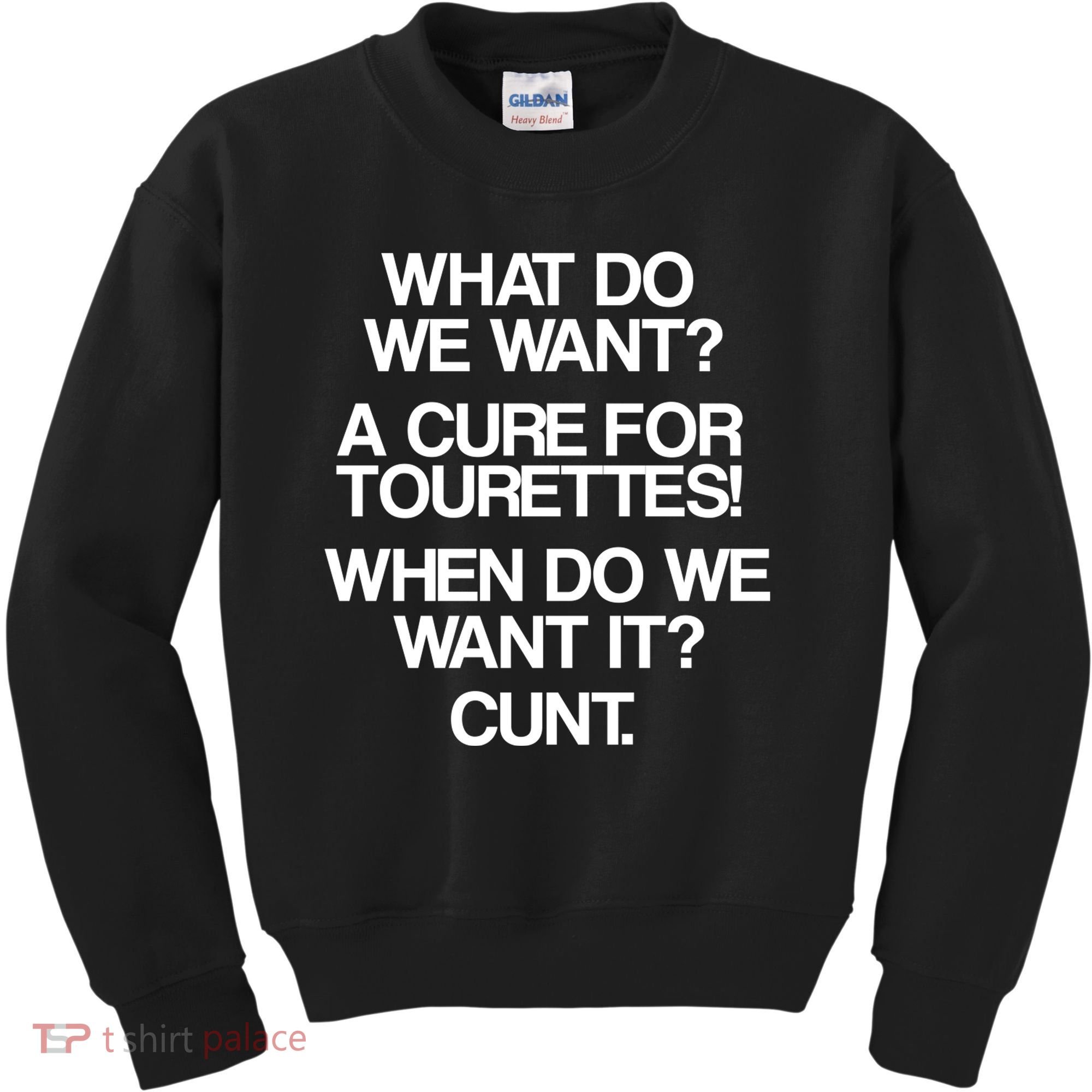 We Want A Cure For Tourettes Kids Sweatshirt