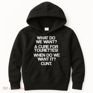 We Want A Cure For Tourettes Kids Hoodie