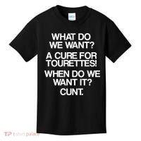 We Want A Cure For Tourettes Kids T-Shirt thumb 0