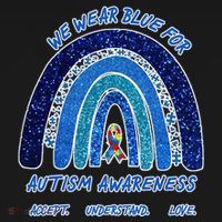 We War Blue For Autism Awareness Accept Understand Love Women's Hoodie thumb 2