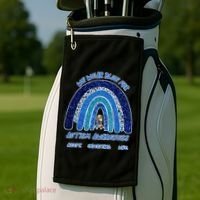 We War Blue For Autism Awareness Accept Understand Love Golf Towel thumb 2