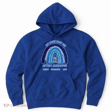 We War Blue For Autism Awareness Accept Understand Love Hoodie