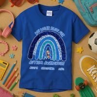 We War Blue For Autism Awareness Accept Understand Love Kids T-Shirt thumb 3