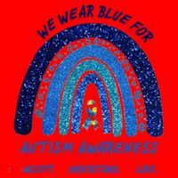 We War Blue For Autism Awareness Accept Understand Love Santa Hat thumb 1