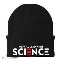 We Will Lead With SCIENCE Beanie thumb 0
