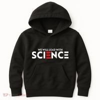 We Will Lead With SCIENCE Kids Hoodie thumb 0