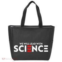 We Will Lead With SCIENCE Tote Bag thumb 0