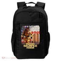 We Will Never Forget Bravery Sacrifice Honor 9-11-01 Backpack thumb 0