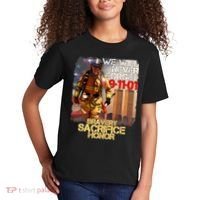 We Will Never Forget Bravery Sacrifice Honor 9-11-01 Kids T-Shirt thumb 2
