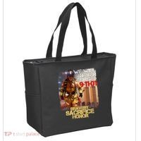 We Will Never Forget Bravery Sacrifice Honor 9-11-01 Tote Bag thumb 2