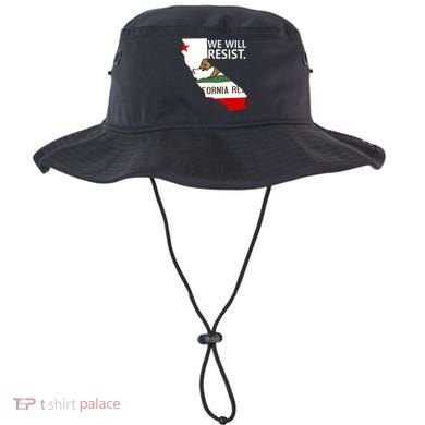 We Will Resist. California Flag Resistance Anti Trump Bucket Hat