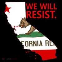 We Will Resist. California Flag Resistance Anti Trump Coffee Mug thumb 5