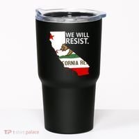 We Will Resist. California Flag Resistance Anti Trump Tumbler thumb 0