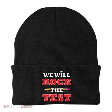 We Will Rock The Test Beanie