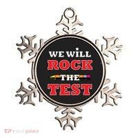 We Will Rock The Test Ornament thumb 0