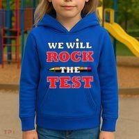 We Will Rock The Test Kids Hoodie thumb 3
