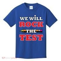 We Will Rock The Test Kids T-Shirt thumb 0