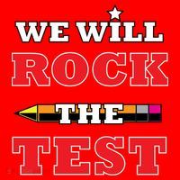 We Will Rock The Test Santa Hat thumb 1