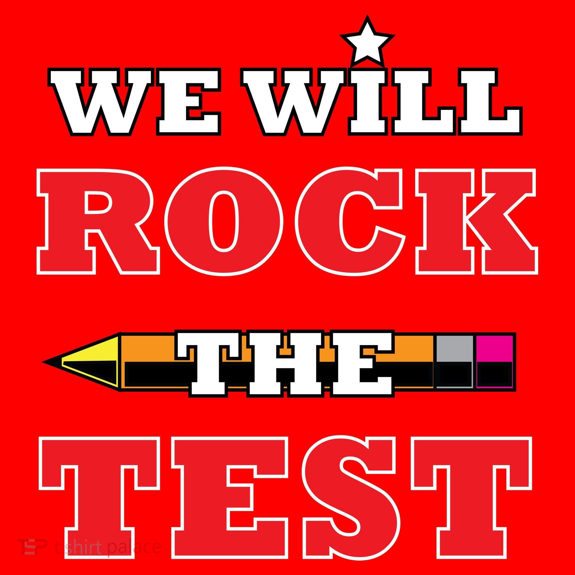 We Will Rock The Test Santa Hat