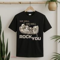We Will Rock You Presidents Mt.Rushmore  T-Shirt thumb 2