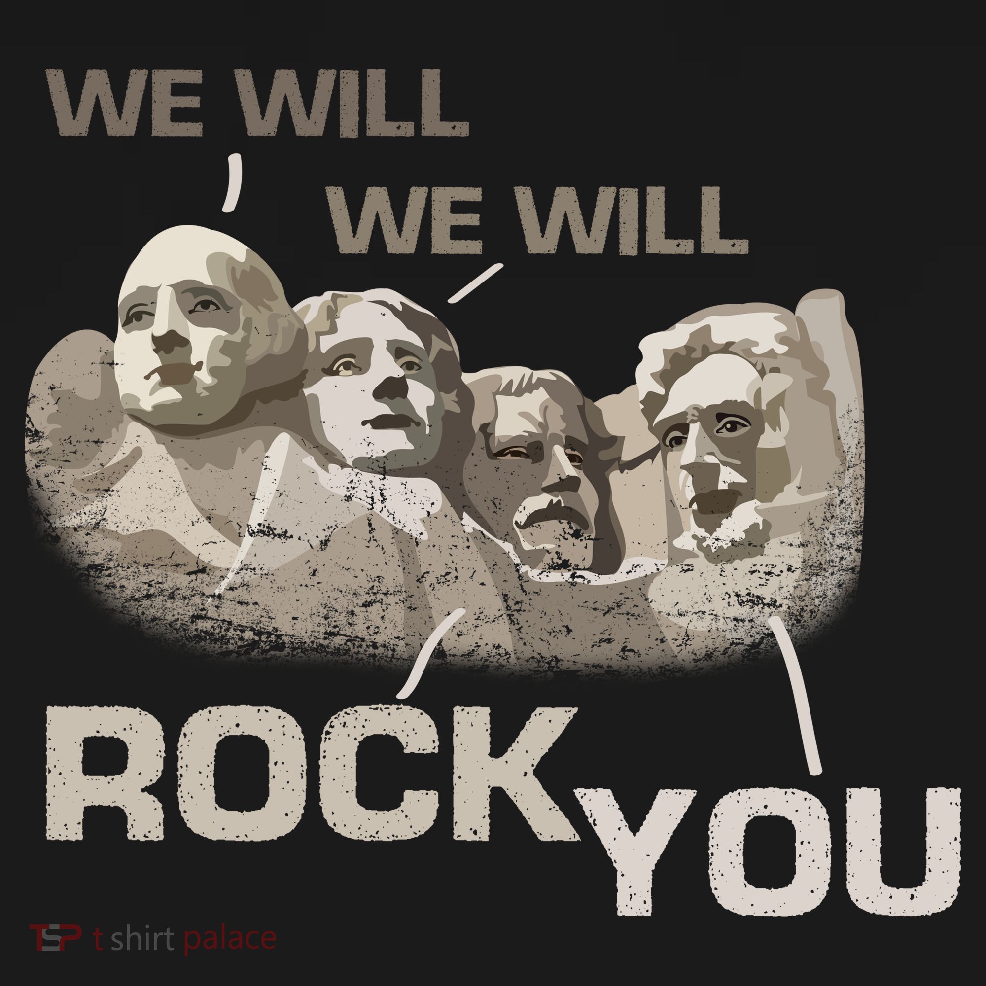We Will Rock You Presidents Mt.Rushmore  Backpack