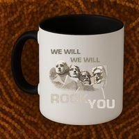 We Will Rock You Presidents Mt.Rushmore  Coffee Mug thumb 2